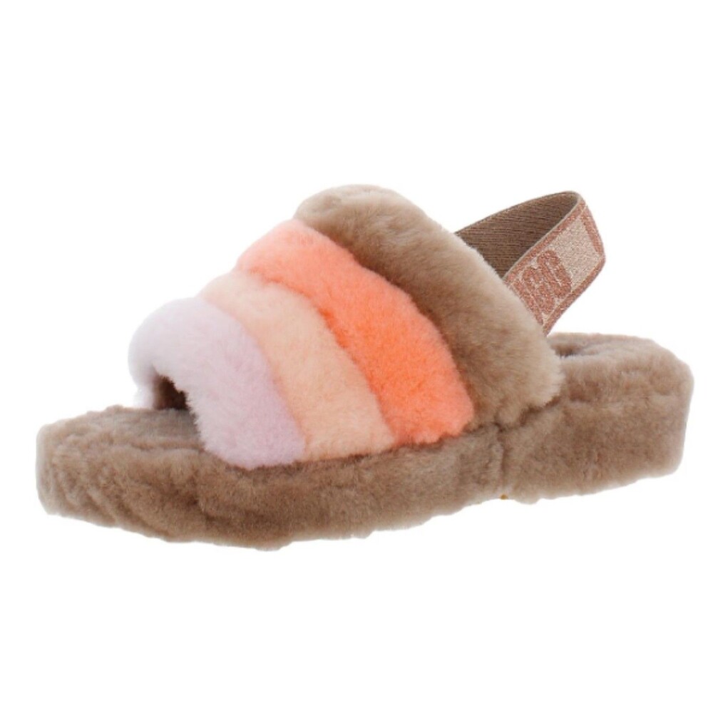 UGG Fluff Yeah Flatform Slide Sandals Size 8 Used Exc MSRP $110 - Picture 4 of 12